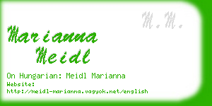 marianna meidl business card